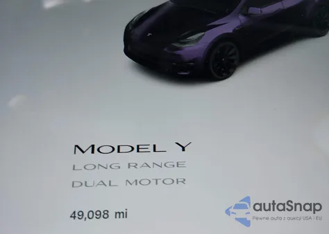 2021 Tesla Model Y Long Range Dual Motor All-Wheel Drive из США, поврежденный, VIN 5YJYGDEE2MF108380